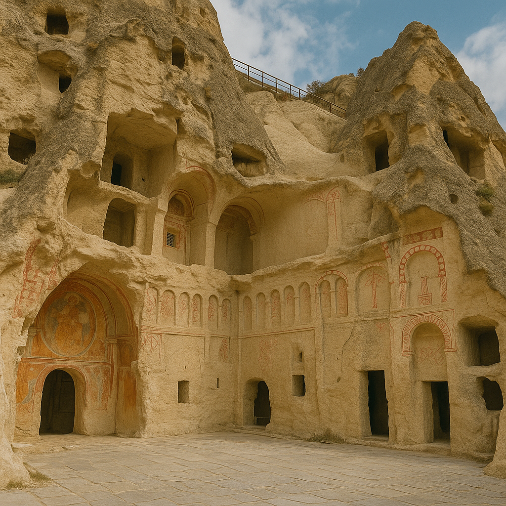 kapadokya'daki kayadan oyulmuş kiliselerin büyüleyici restorasyonu