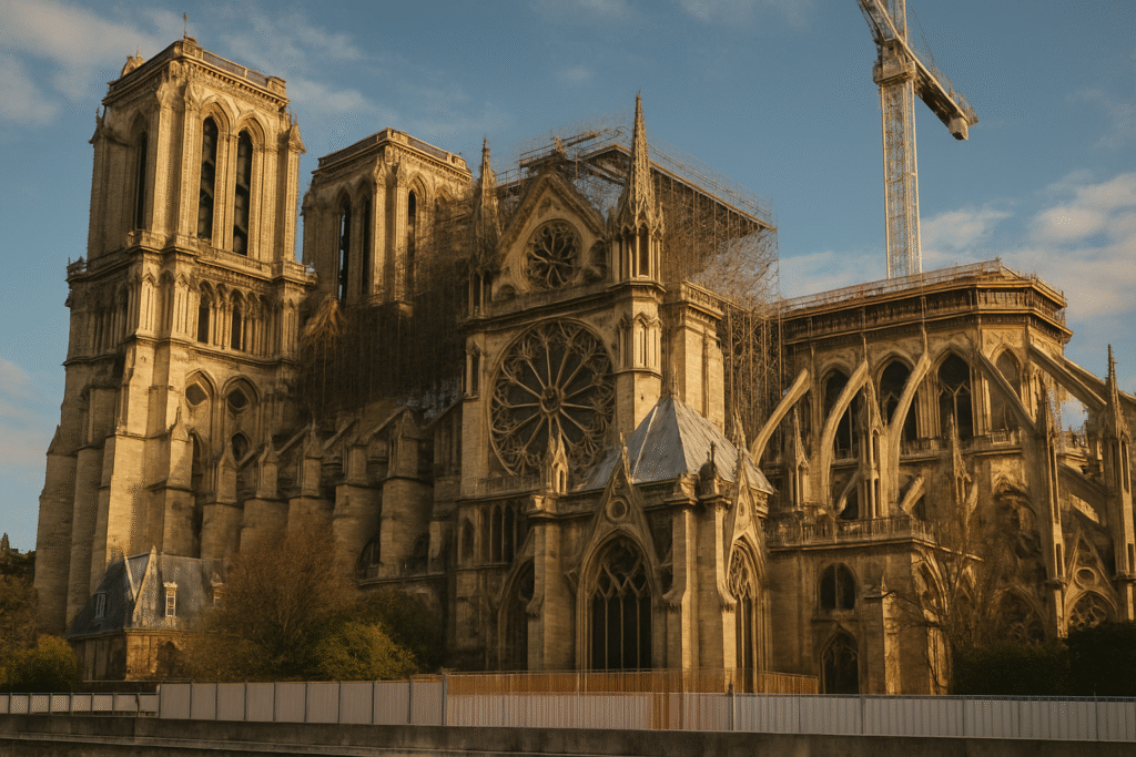 notre dame katedrali bir feniks'in yeniden doğuşu