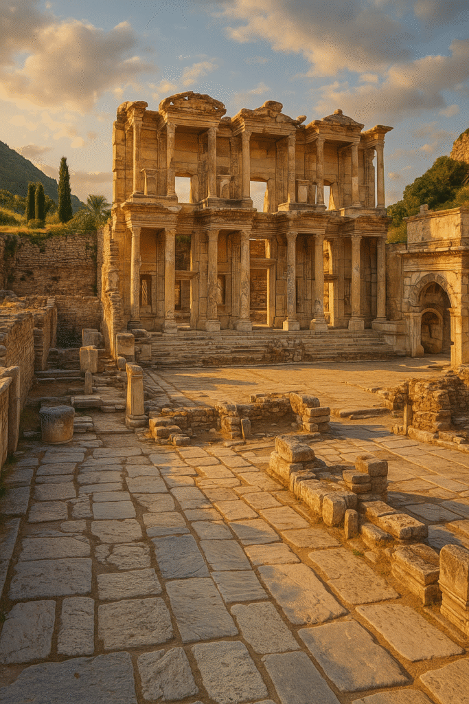türkiye'nin eşsiz kültürel mirası efes antik kenti