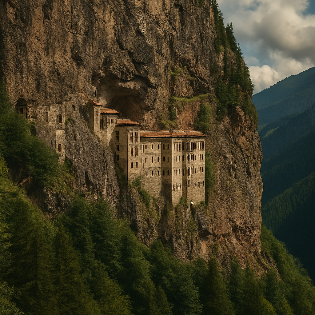 sümela manastırı karadeniz'in tarihe açılan penceresi